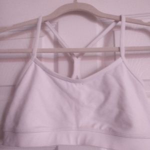 Lululemon size 8 white sports bra